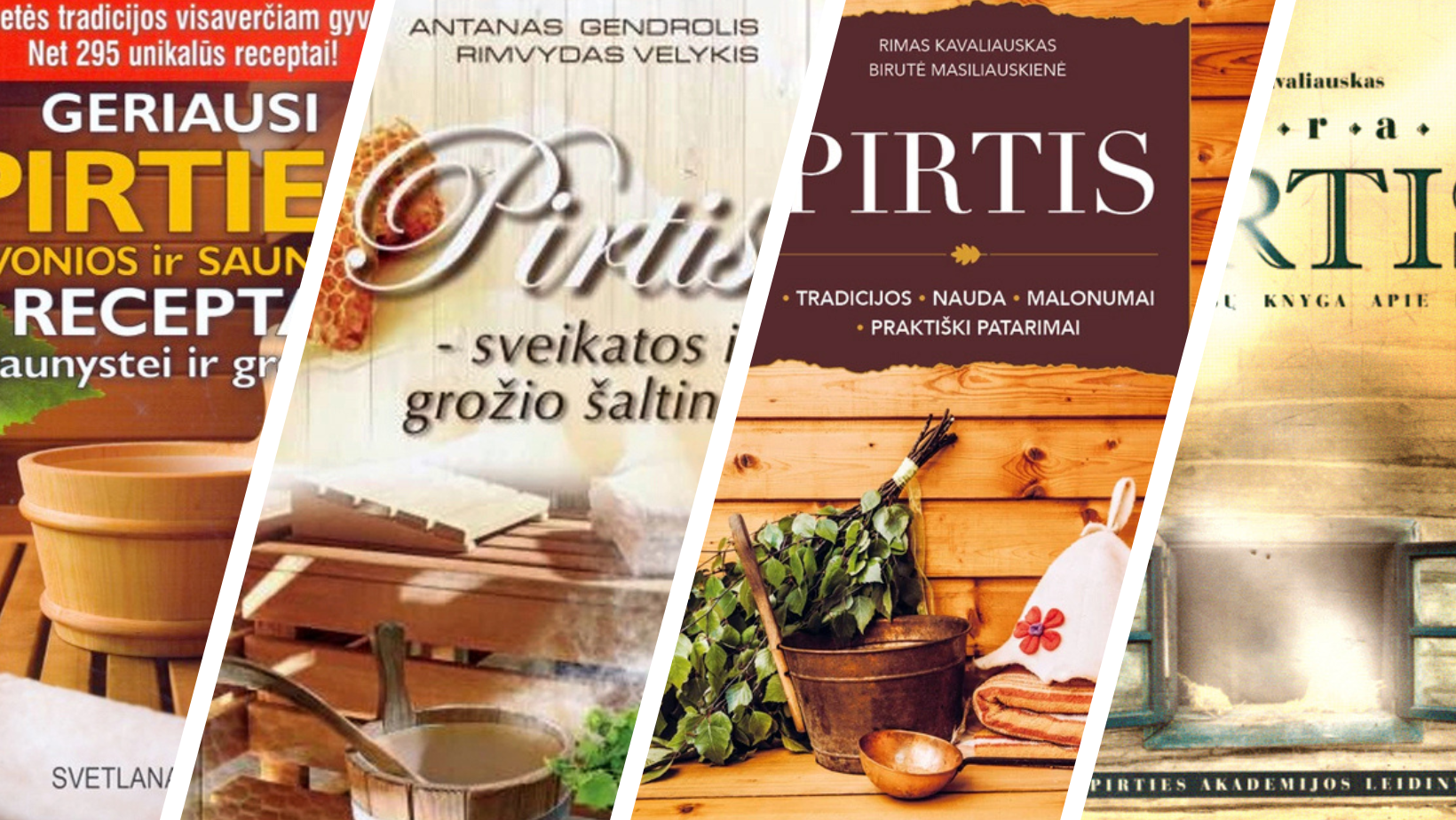 Geriausios knygos apie pirtis