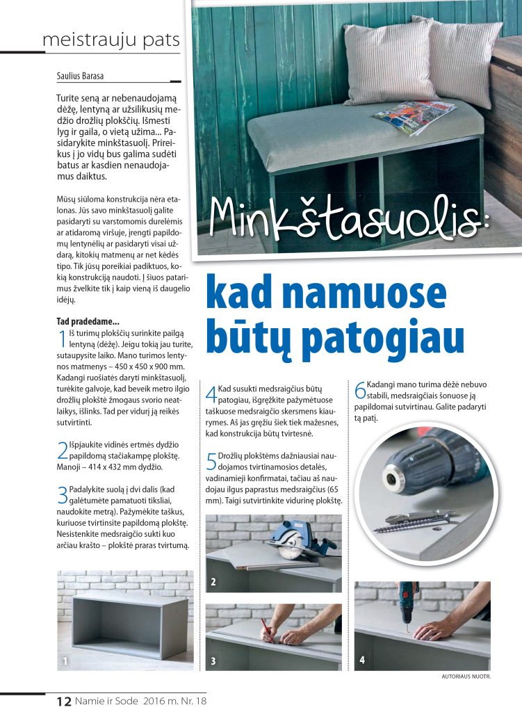 Minkštasuolis: kad namuose būtų patogiau
