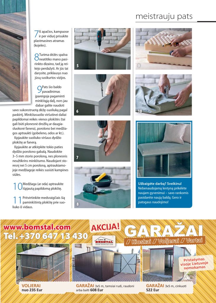 Minkštasuolis: kad namuose būtų patogiau