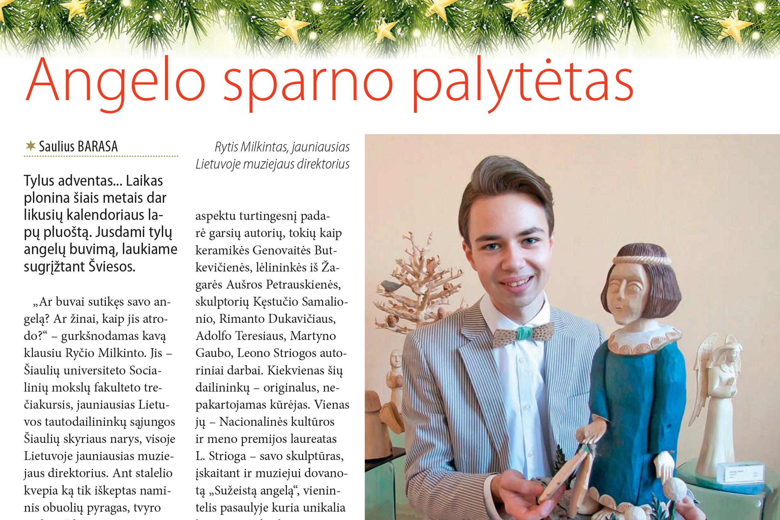 Angelo sparno palytėtas