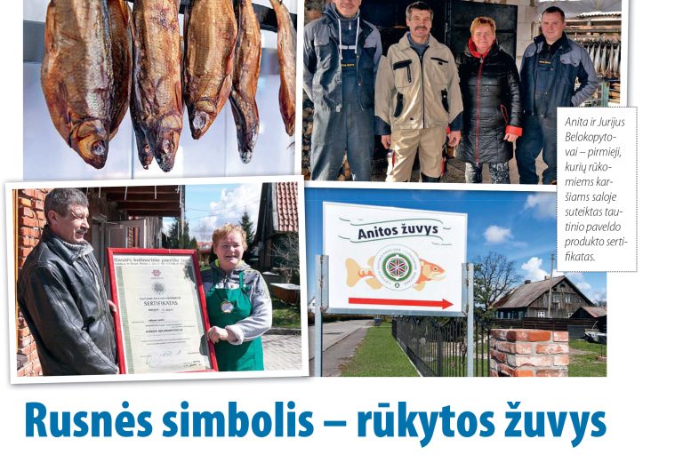 Rusnės simbolis – rūkytos žuvys
