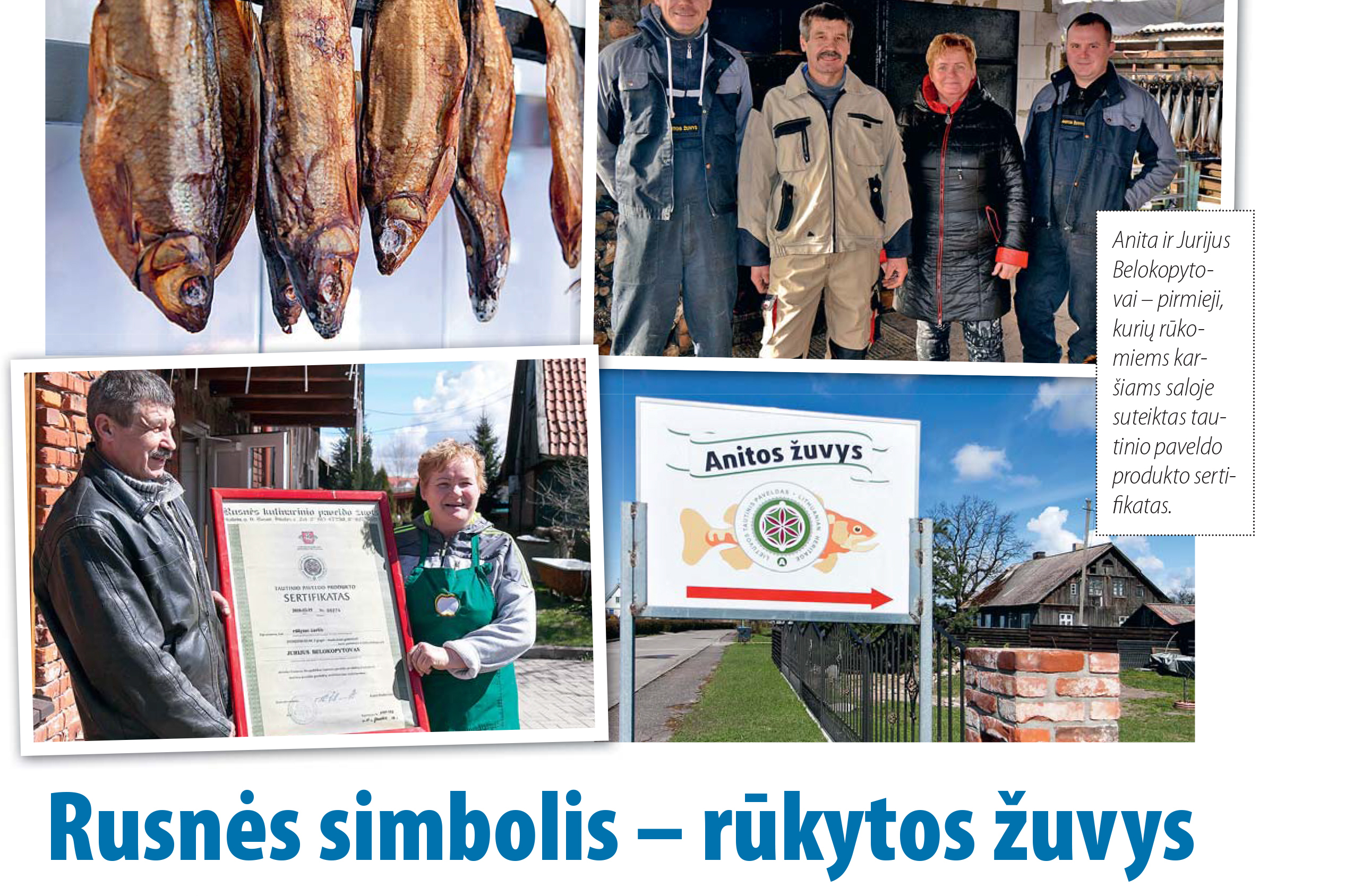 Rusnės simbolis – rūkytos žuvys