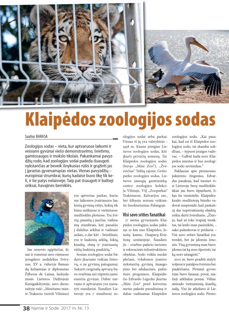 Klaipėdos zoologijos sodas