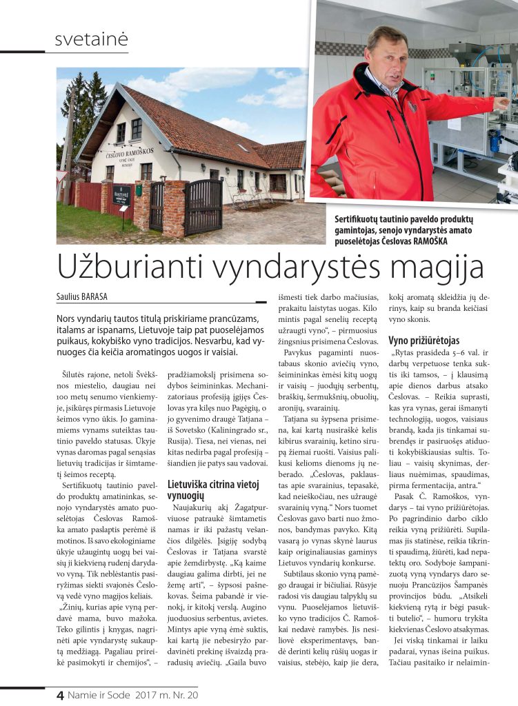 Užburianti vyndarystės magija