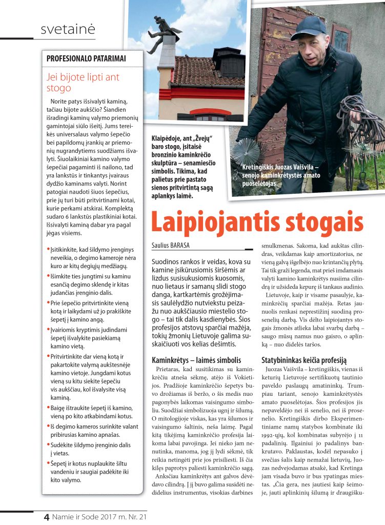 Laipiojantis stogais