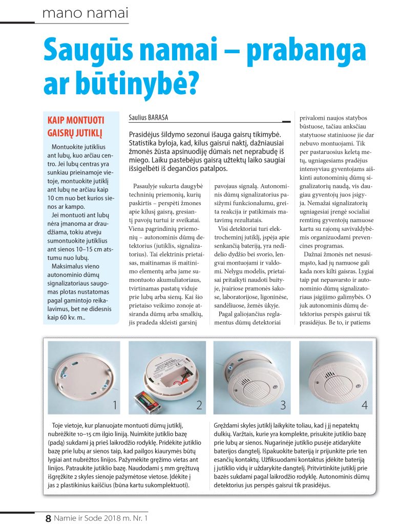Saugūs namai – prabanga ar būtinybė?