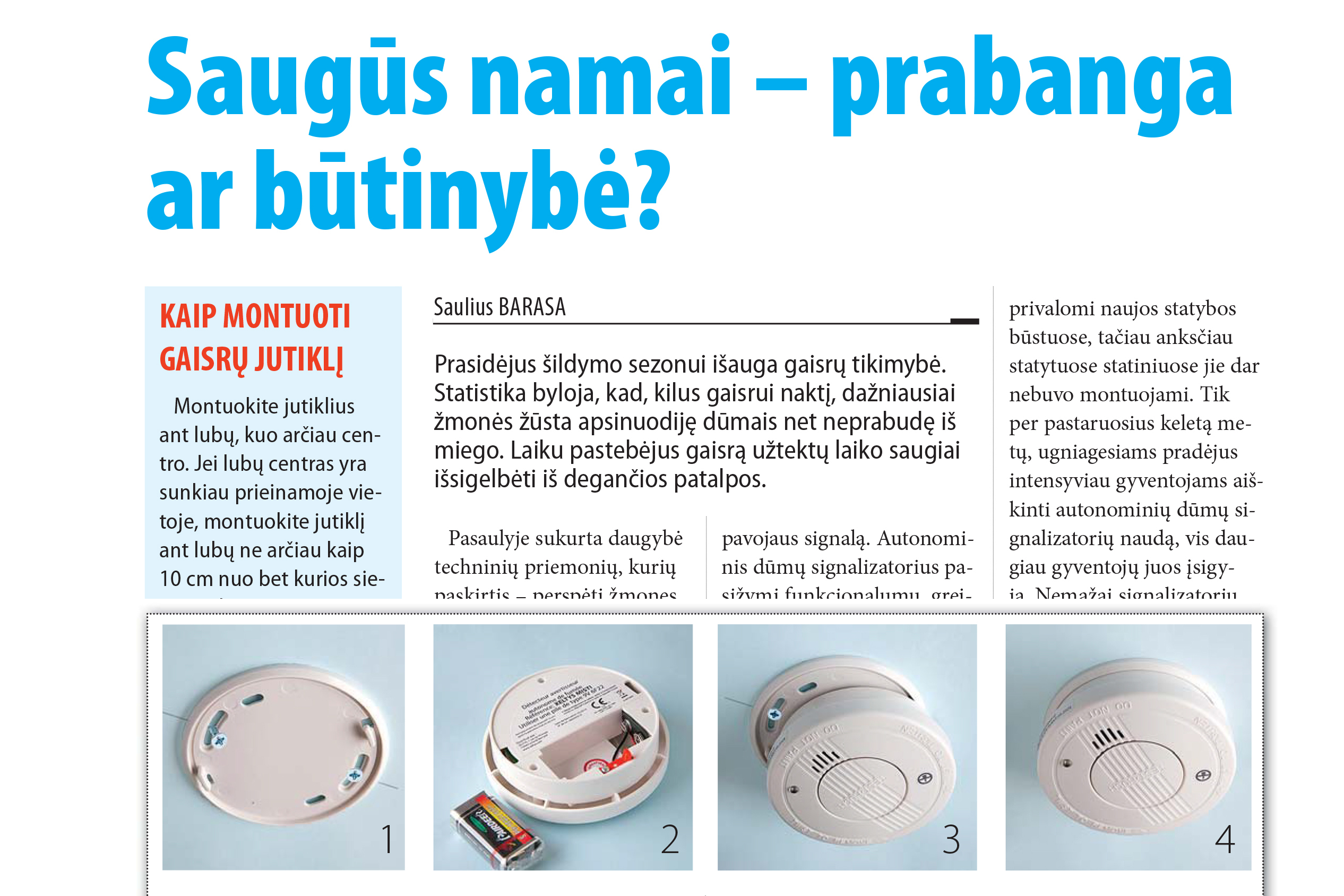 Saugūs namai – prabanga ar būtinybė?